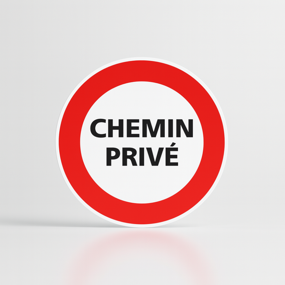 Panneau Signalisation Interdit Aux Poids Lourds, Diamètre 350 Mm (ø 35 Cm), PVC | Leroy Merlin