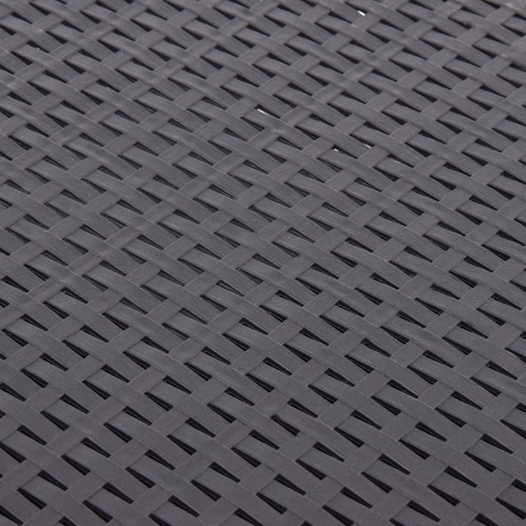 Maison Exclusive - Tavolino di Servizio Colore Caffè 54x54x36,5 cm in Plastica - 5