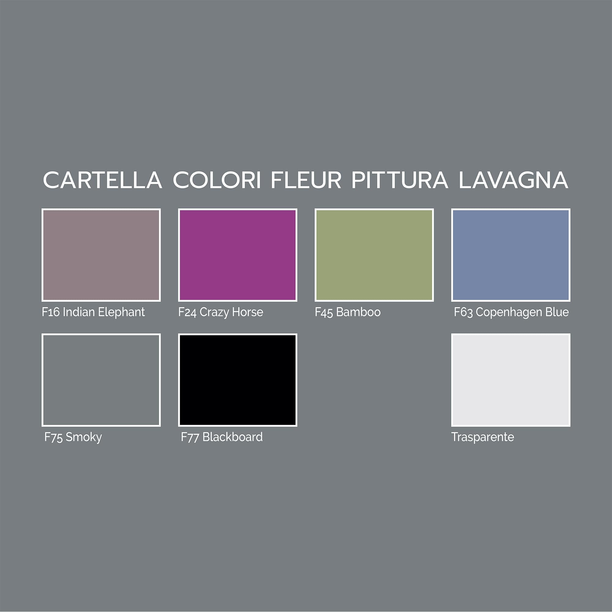 FLEUR DESIGNER'S PAINT | Pittura Effetto Lavagna, 0,750 litri, F77 Blackboard, Base Acqua, Trasforma Qualsiasi Superficie in una Lavagna su cui Scrive - 3