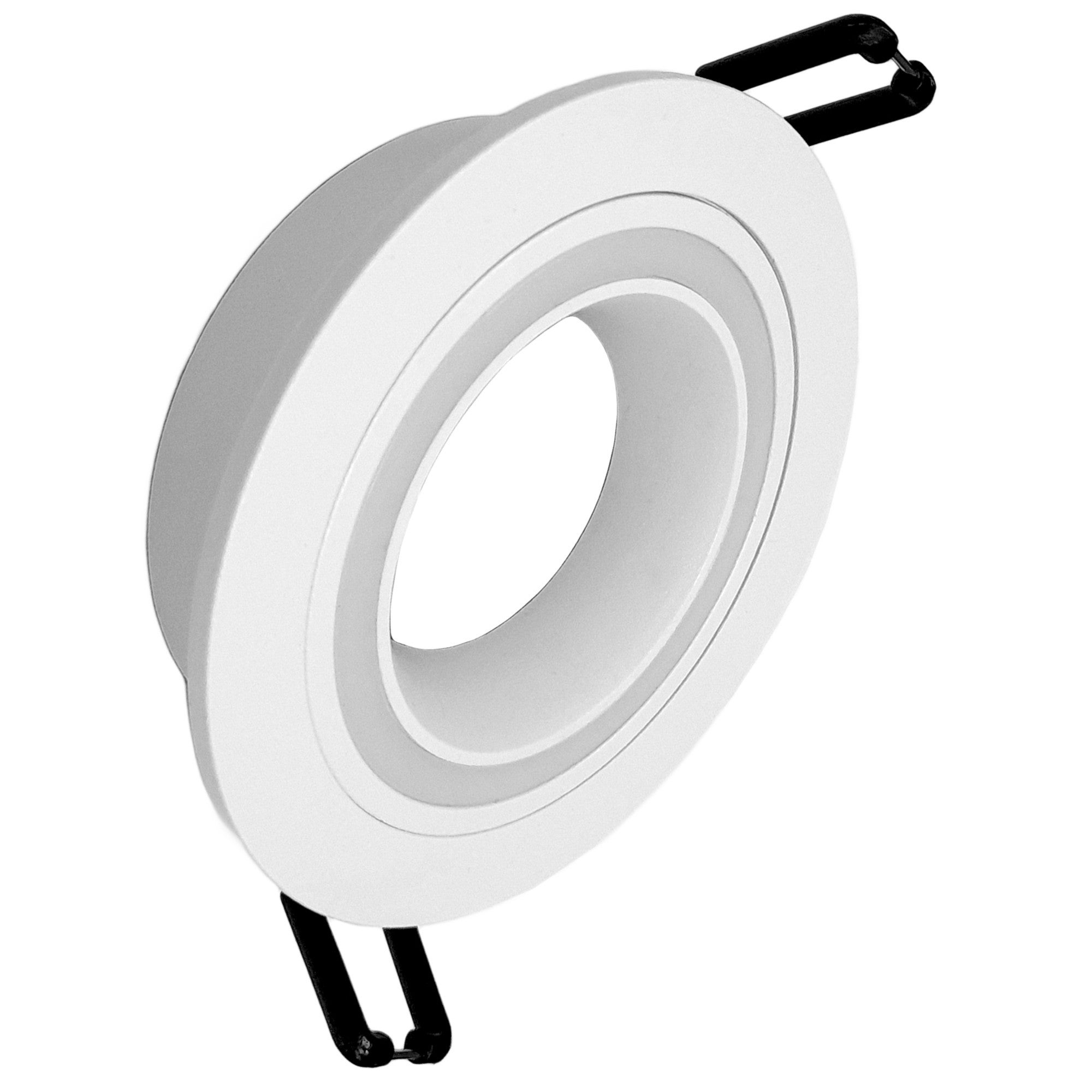 Oprawa sufitowa wpuszczana podtynkowa Falco biała 1xMR16x10W okrągła IP20 wym: 2,5 x 9,2 x 9,2 cm aluminium Polux