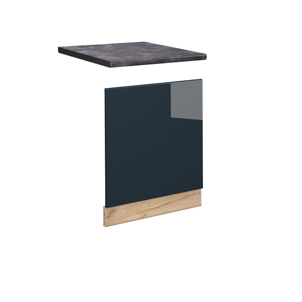 Vicco Panel przedni Fame-Line, Ciemnoniebieski wysoki połysk, 60 cm , BP Antracyt