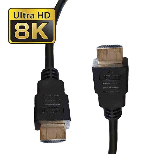Cavo HDMI 10K: 60Hz/4K: 120Hz alta qualità 5m Leroy Merlin