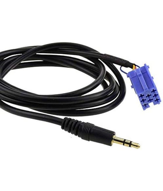 Yctze Cavo Aux per auto adattatore per cavo AUDIo AUX automatico in Yctze Cavo Aux per auto adattatore per cavo AUDIo AUX automatico in