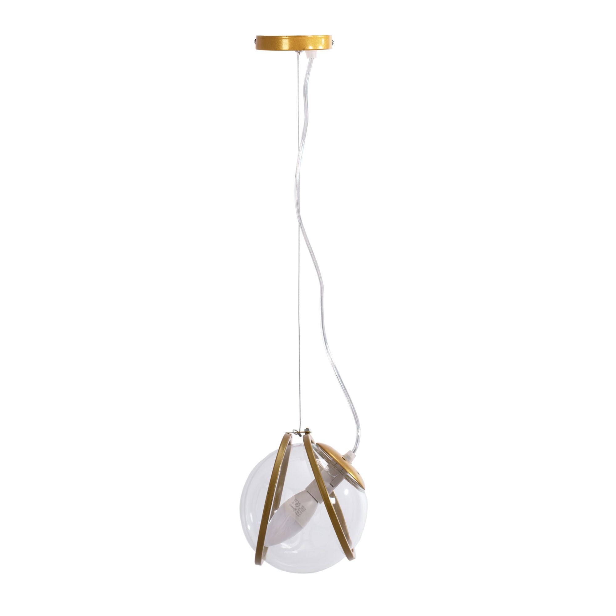 Lampa Sufitowa Wisząca Toolight App1089-1Cp Złoty