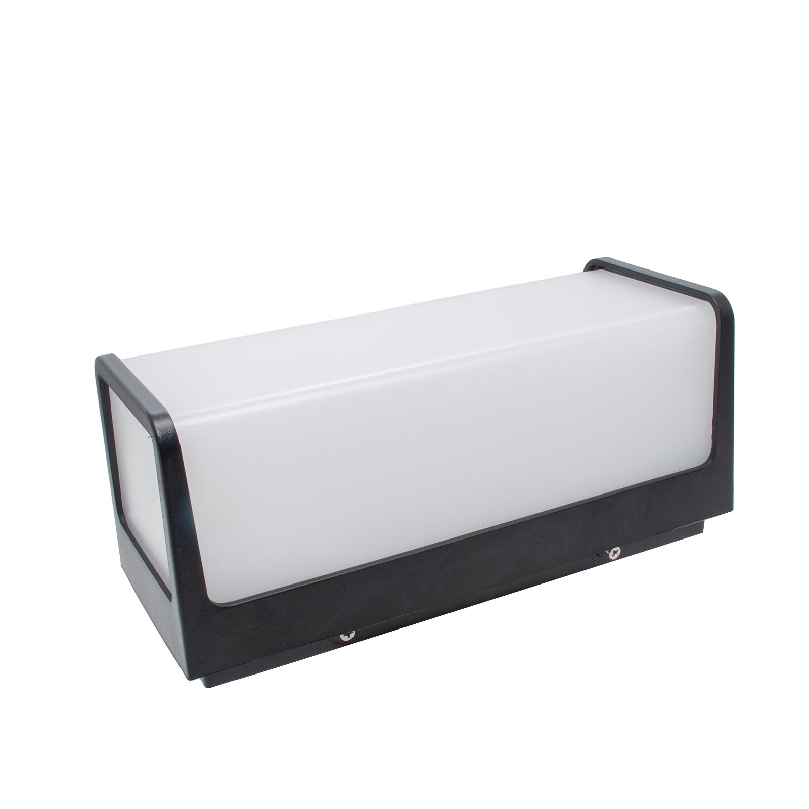 Aplique moderno lámpara impermeable IP65 LED 10W salida 95W aplique de bajo consumo jardín entrada balcón 230V NEGRO 6500K - 4
