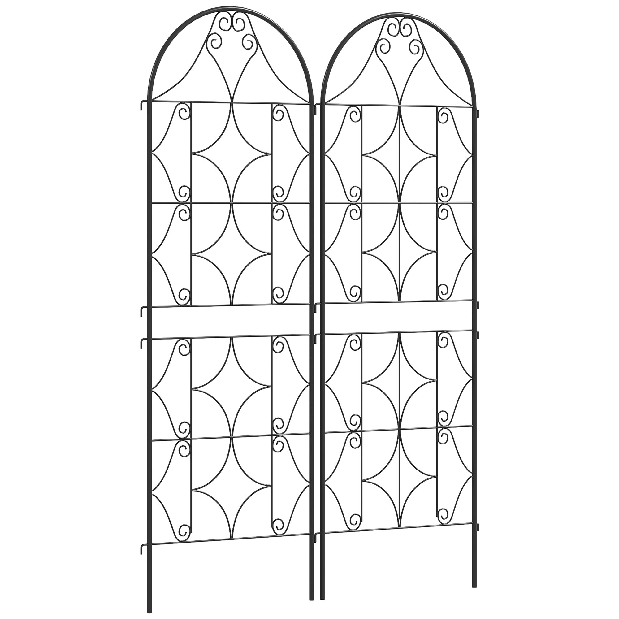 Set de 2 lanturi metalice pentru cățărare, 50x150 cm, pentru amenajarea și utilizarea practică a spațiilor exterioare 2buc
