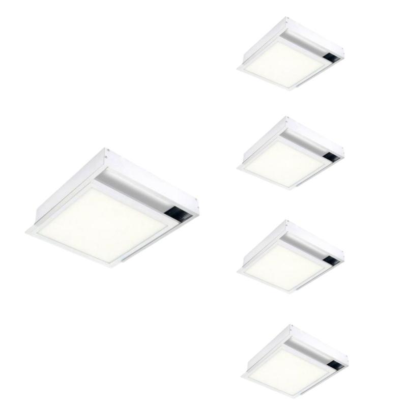Kit Saillie BLANC pour Panneau LED 30x30 Slim (Pack) - SILAMP - 3