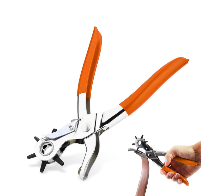 S&R Pinza fustellatrice per Cinture Pelle Scarpe / Made in Germany