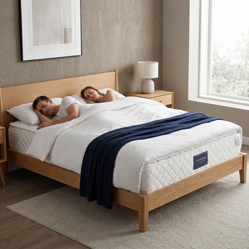 Matelas 140x200 cm, Matelas fermeté H3, 25 cm, Mousse à mémoire de forme et ressorts ensachés, respirant, doux pour la peau et ultra durable - 2