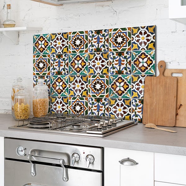 Plaque de crédence de cuisine composite - 260 x 60 cm - Protection Plaque de crédence de cuisine composite - 260 x 60 cm - Protection