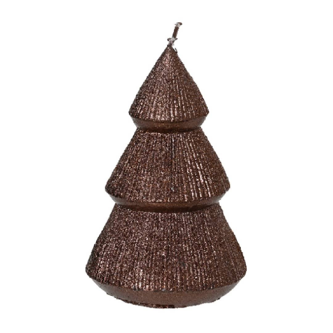 Bougie Décorative En Forme D'arbre De Noël - Cire Parfumée - 10x8,5 Cm - NEUF