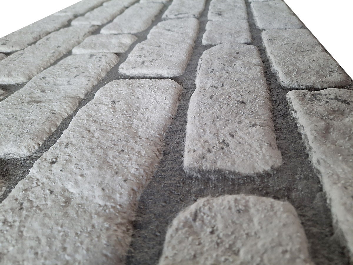 Newcastle - Panneau imitation brique en EPS recouvert de résine, dimensions 100 x 50 cm, épaisseur 2 cm - 6