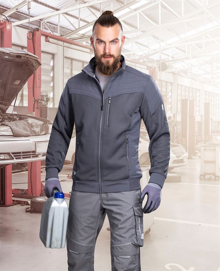 Veste de travail Hybrid Gris Taille L Leroy Merlin