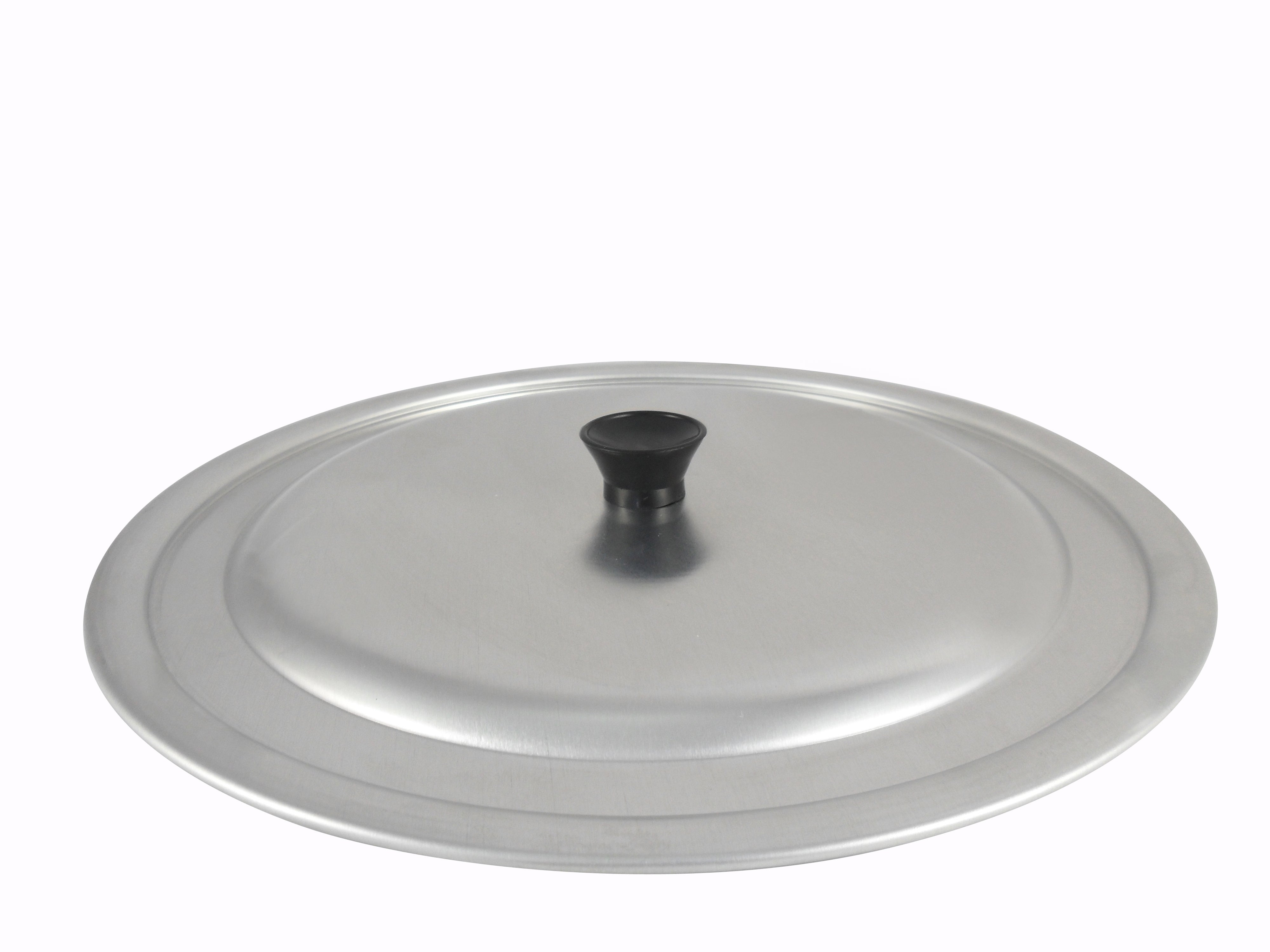 Coperchio In Alluminio Per Paella 45 Cm Con Pulsante E Fori Per Vapore – Leggero, Adatto A Pentole E Padelle