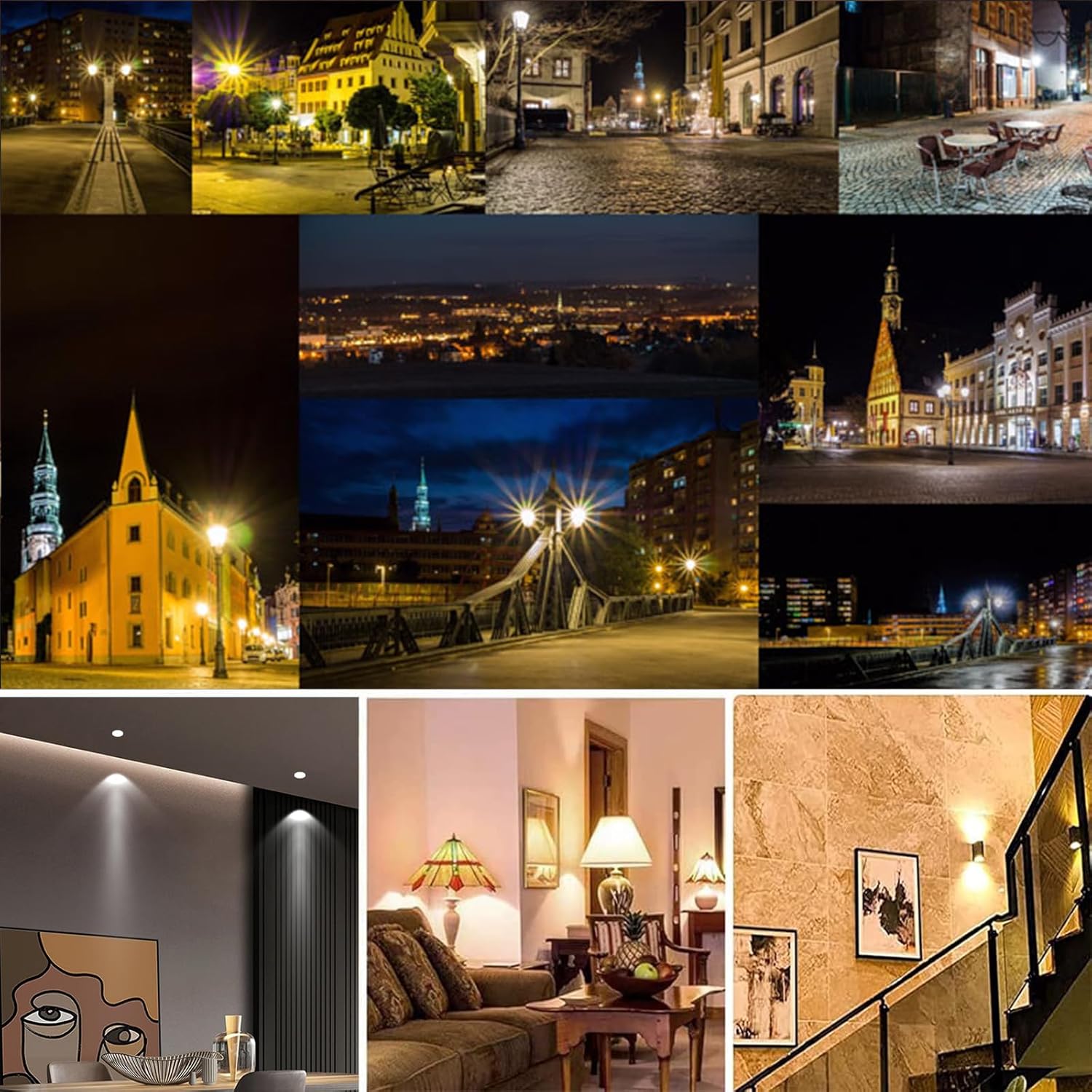 Confezione da 2 lampadine LED R7S da 118 mm dimmerabili, 30 W equivalenti a lampadine alogene da 118 mm e 300 W, senza sfarfallio, bianco caldo 3000 K - 5