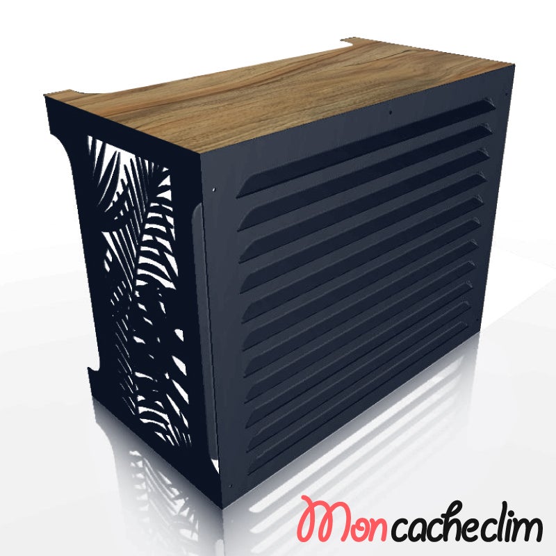 Cache Clim SIGNATURE DECO BOIS Ch ne Gris Anthracite RAL 7016 cache-clim-signature-deco-bois-ch-ne-gris-anthracite-ral-7016