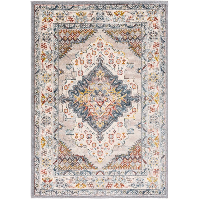 LIVABLISS Tapis Vintage Oriental Multicolore/Gris 160x213
