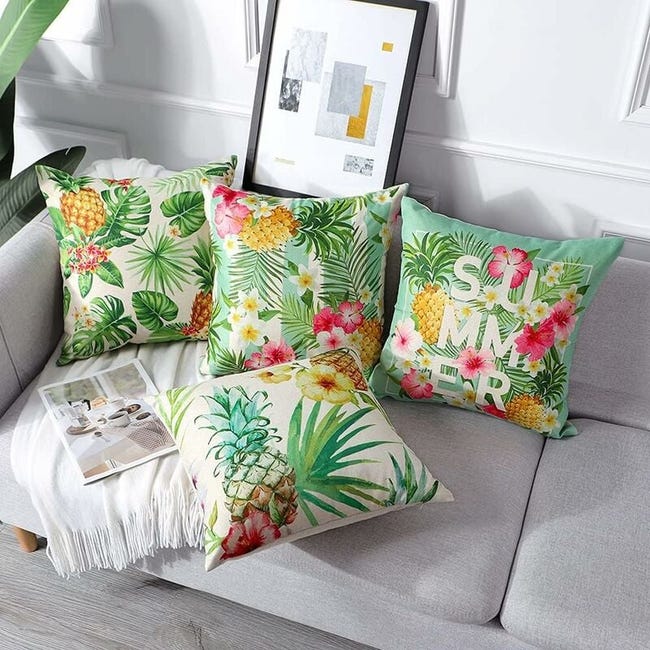 45x45 cm, fodera per cuscino, set di fodere per cuscini per