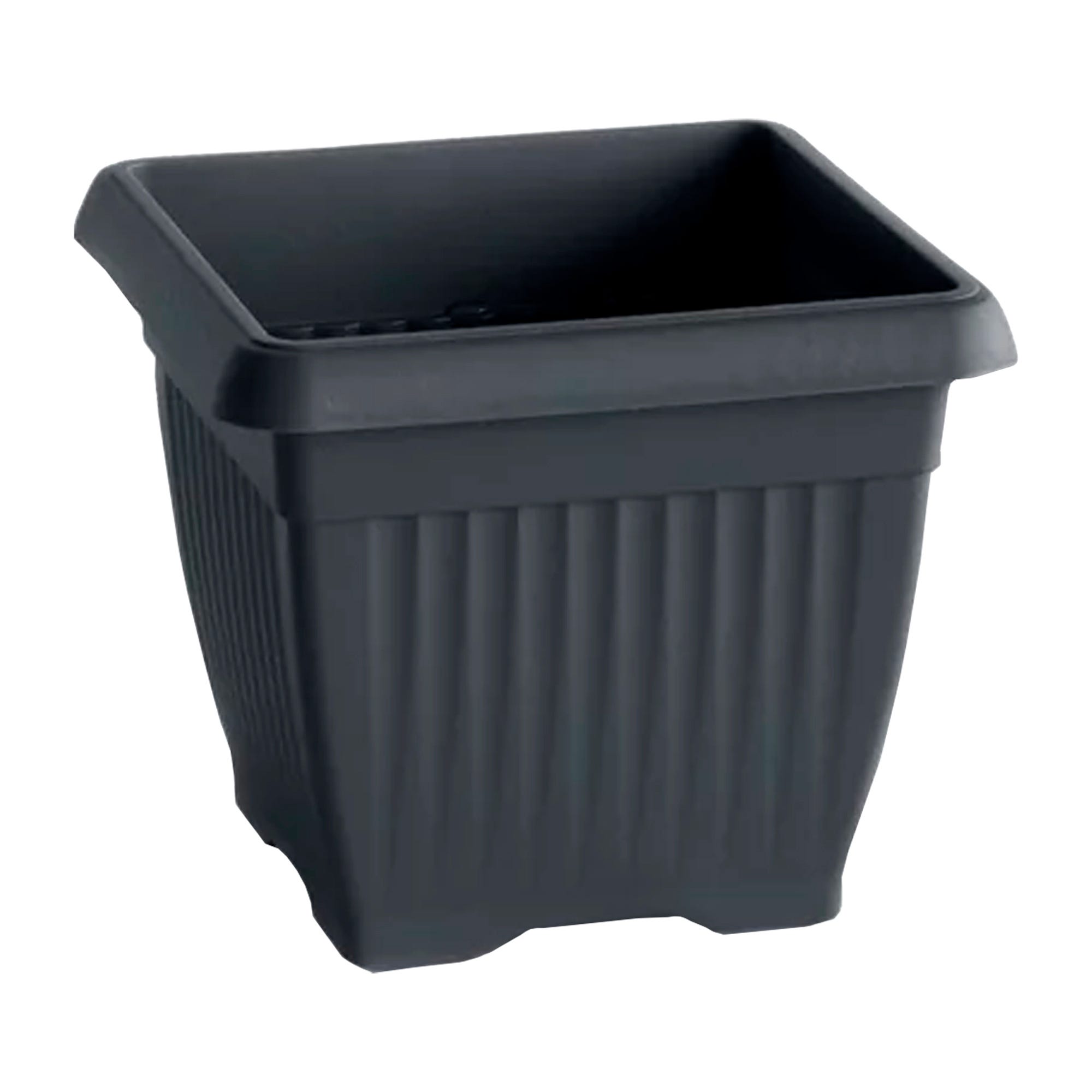 Prosperplast pkwt27-s433 Vaso per Piante Terra Quadrato con Prosperplast pkwt27-s433 Vaso per Piante Terra Quadrato con