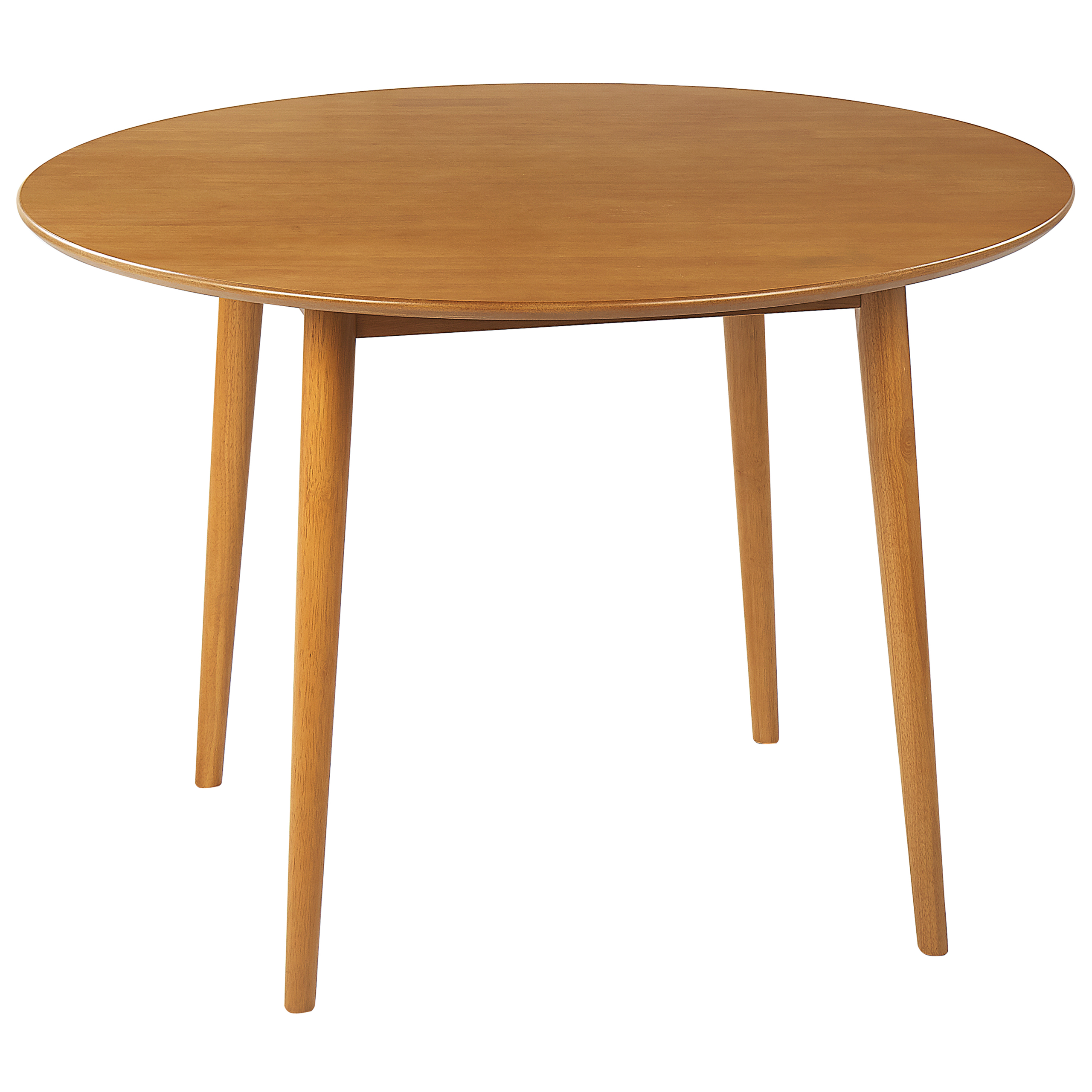 Beliani Mesa De Comedor Radan 110 Cm 110 Cm Madera Marrón , Leroy Merlin