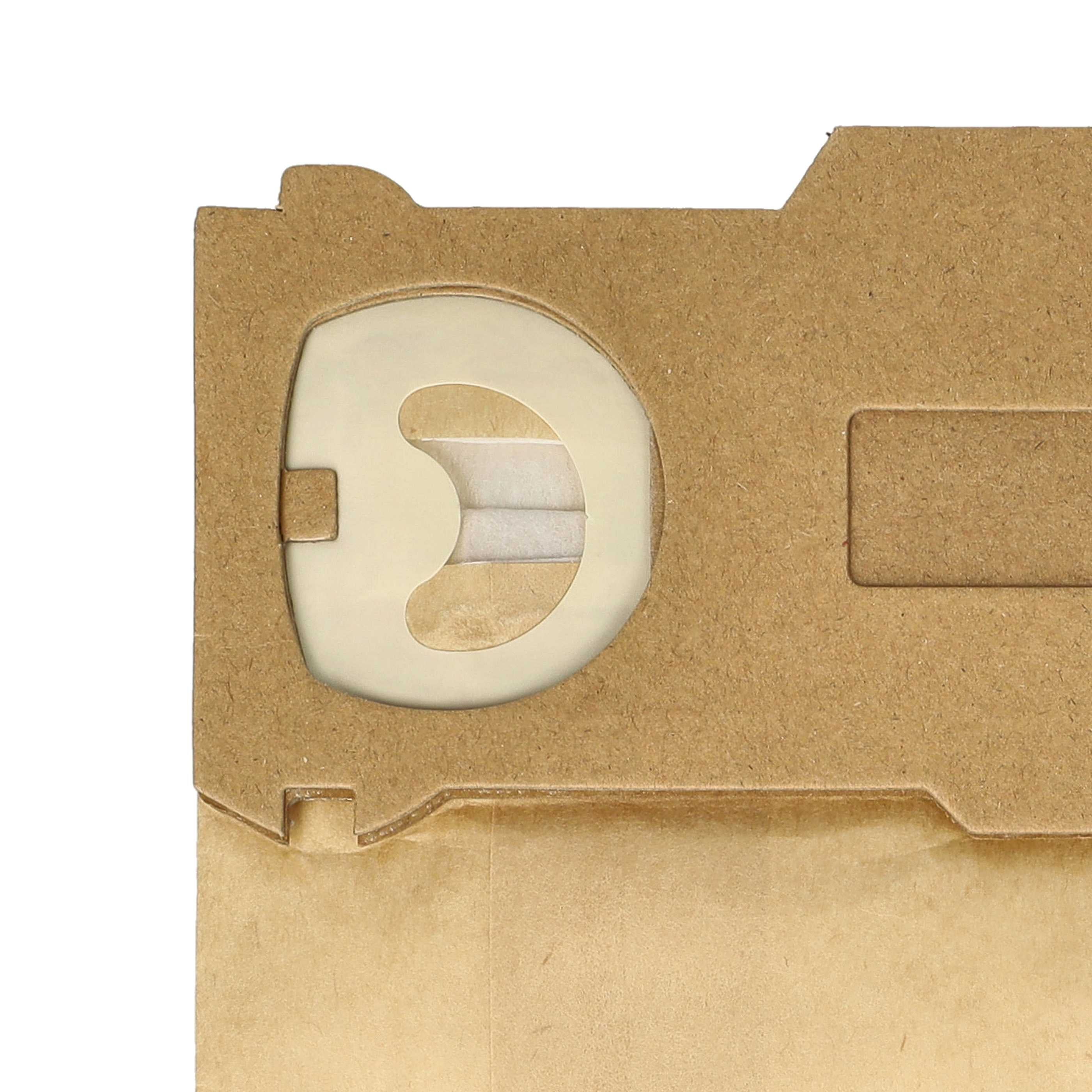 vhbw 20x Sacs compatible avec Vorwerk Kobold VK130, VK131, VK 130, VK 131, VK130SC aspirateur - papier, 24,5cm x 20,5cm, marron - 5