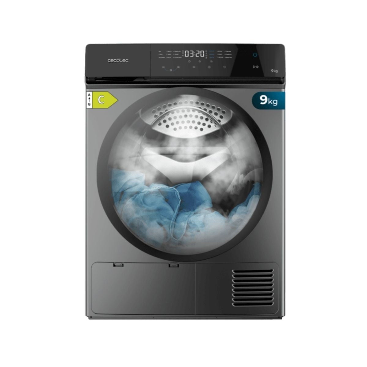 Cecotec Secadora Bolero Dresscode Dry 9400 9Kg 15 Programas C 84,5 Cm Negro , Leroy Merlin