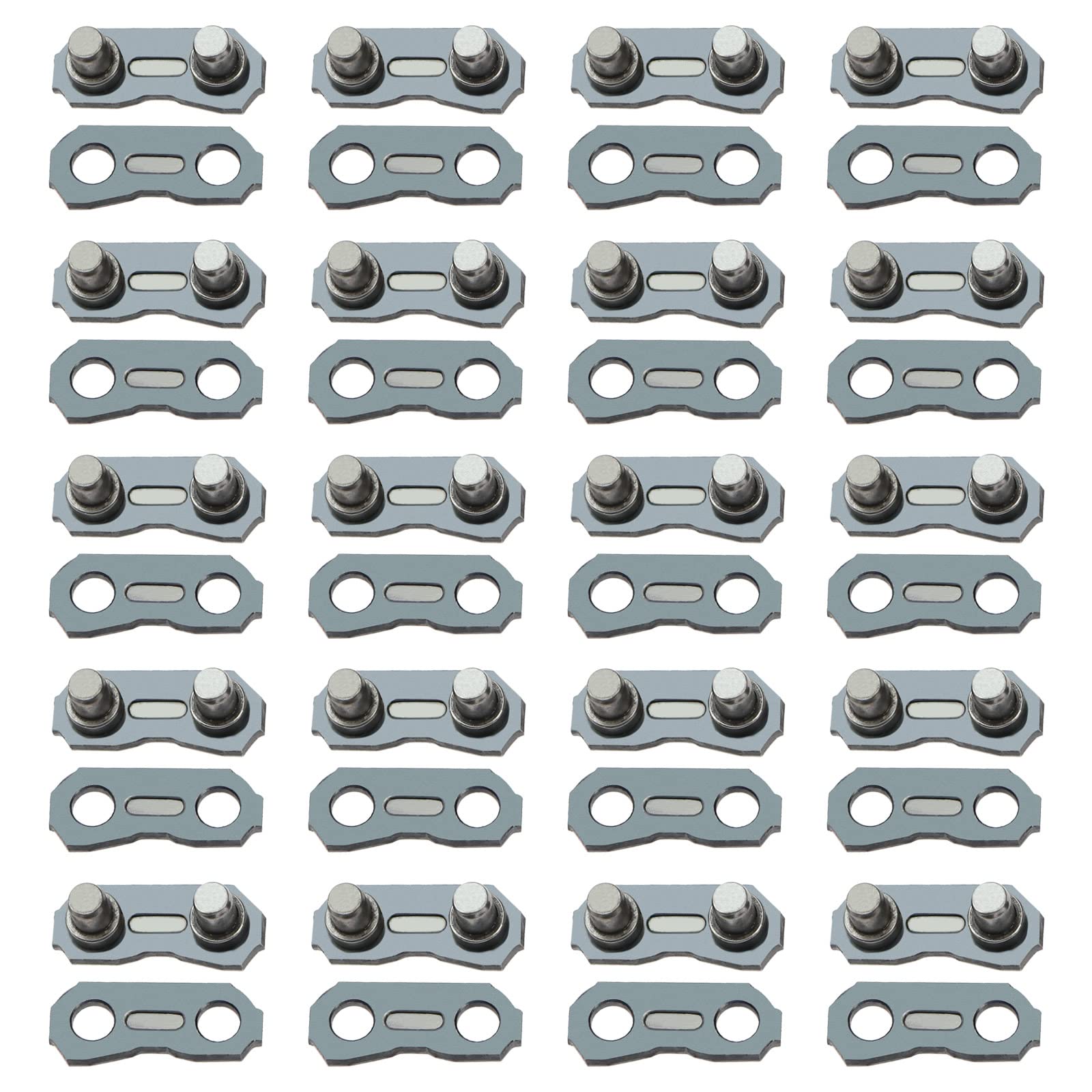 GORGECRAFT 100 Maglie A Catena Acriliche Nere C-Clip – Per Gioielli Fai Da Te