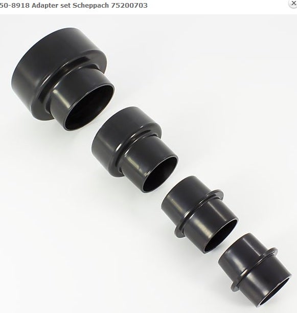 Scheppach - Jeu De 4 Buses D'aspiration Pour Aspirateur