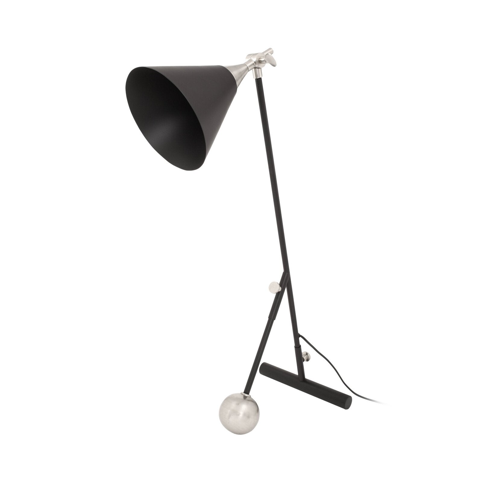 Lampe De Bureau Celeste 225 50 X 16 X 76 Cm Noir Argent Leroy Merlin Lampe de bureau celeste 225 50 x 16 x 76 cm noir argent leroy merlin