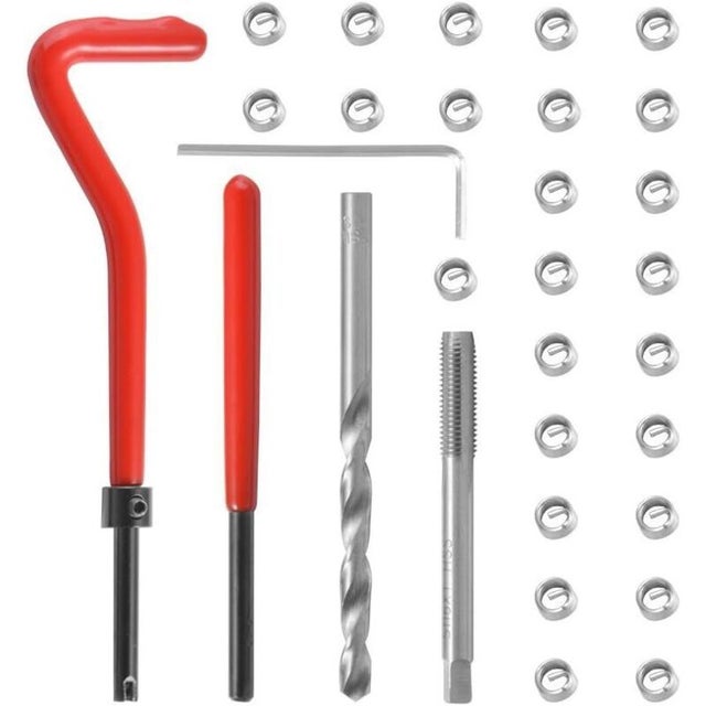 Kit de réparation des Filetage de Type Helicoil M6 x 1,0 mm (30 pièces)
