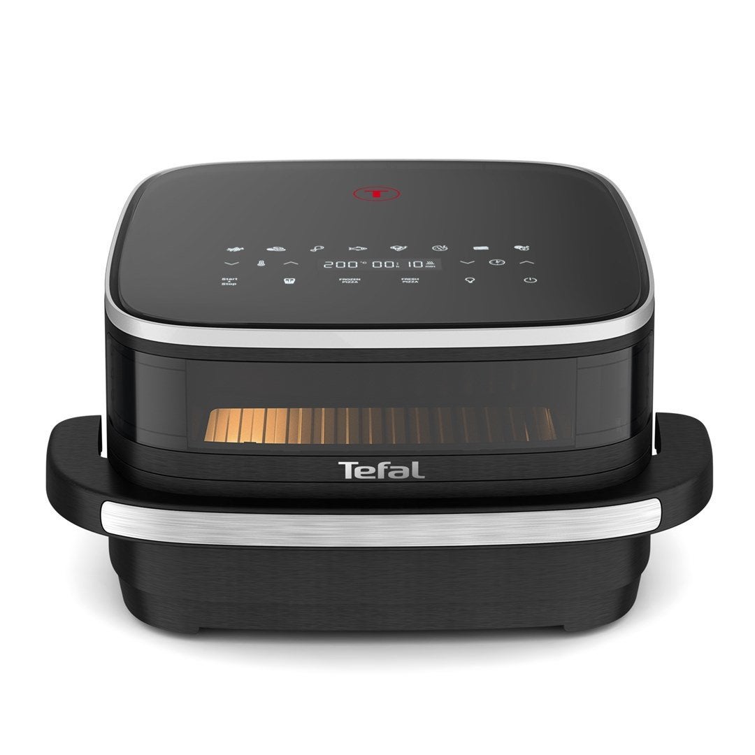 Freidora tefal easy fry xl surface fw4018e0, individual, independiente, 2200 w, freidora de aire caliente, color negro.