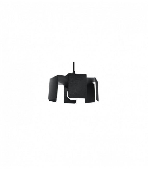 Lampa sufitowa wisząca Tulip czarna 1xE27x60W wym: 110 x 25 x 25 cm metal Sollux Lighting