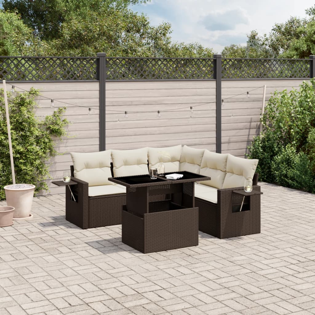 Salon de jardin 3 pcs avec coussins Gris R sine tress e 8720845777807 Salon de jardin 3 pcs avec coussins Gris R sine tress e 8720845777807