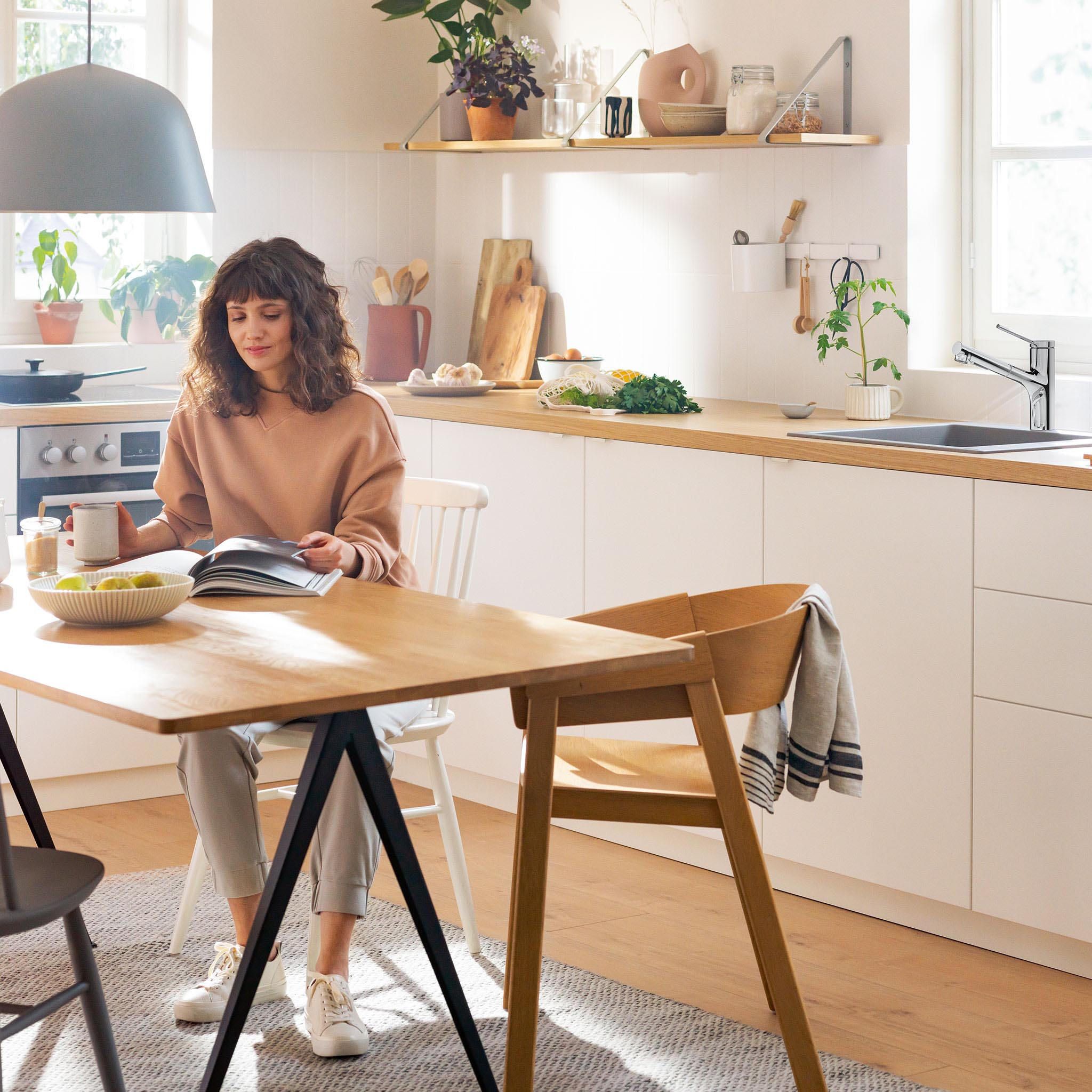 Miscelatore da cucina con doccetta HANSGROHE Stamis eco cromato - 4