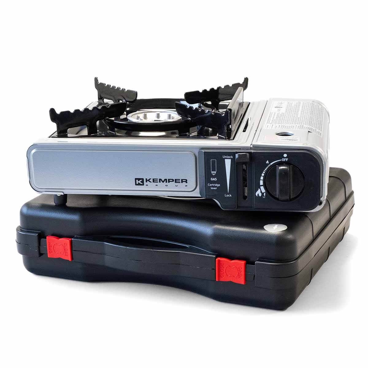 Réchaud De Cuisine Portable + 2 Bonbonnes + Mallette - Équipement Cuisson Extérieur