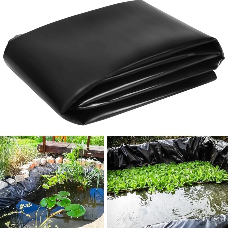 Wykładzina do oczka wodnego, grubość 0,5 mm, 3 x 2,1 m, wyściółka do oczka wodnego, do oczek wodnych z karpiami Koi, wodospadów, zatok