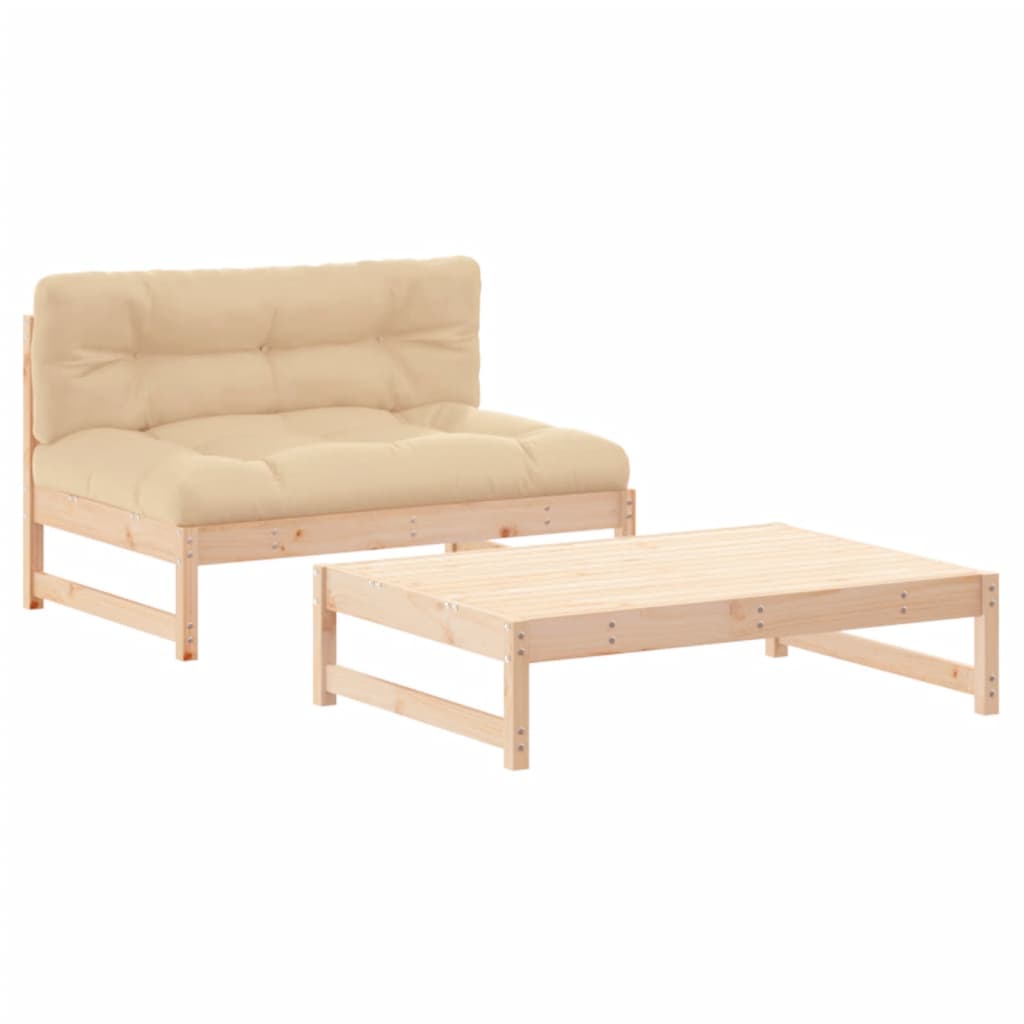 Salon Oriental En Bois Massif Complet - 4 Pièces Dont Coffre D'angle - Avec Coussins Et Table - Occasion