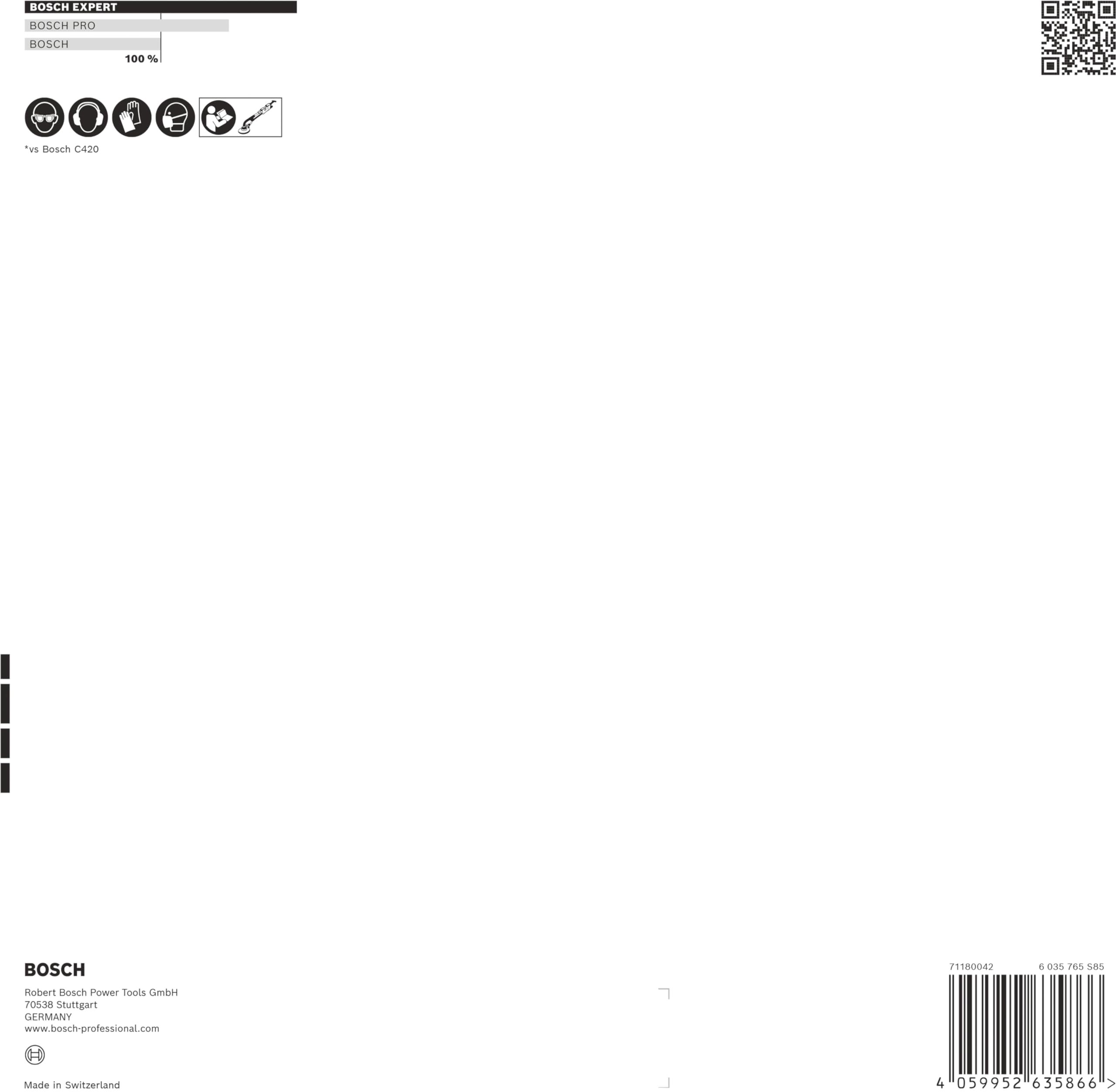 Bosch 5x Abrasivi a rete EXPERT M480 (per Cartongesso, Legno duro, Ø 225 mm, Grano 80, Professional Accessorio Levigatrice per cartongesso) - 9