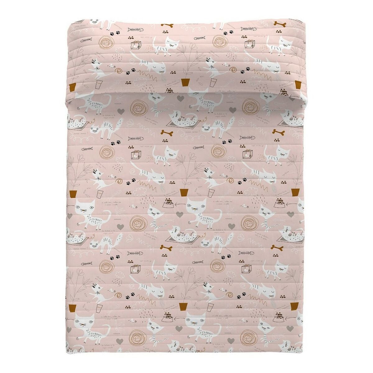 Couvre-lit Tg Line Broccatello 260x250 Cm - 100% Coton, Neuf
