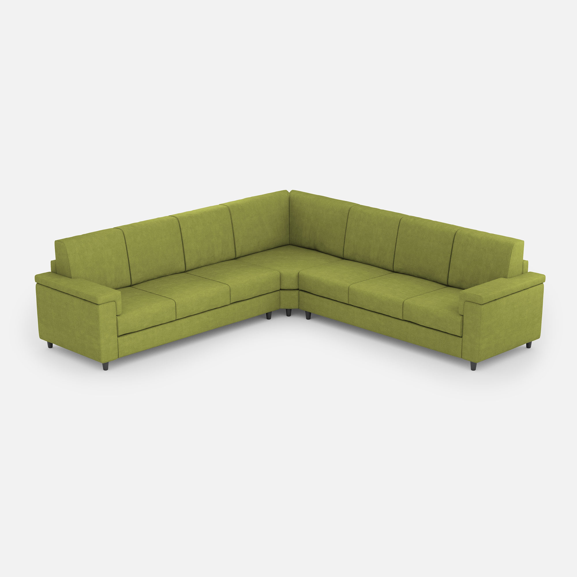 Sofá marrak 3 plazas tres plazas de 60 cm rincón sofá 3 plazas tres plazas de 60 cm dimensiones exteriores l.286x286 color verde