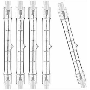 10 Ampoules Halogènes R7s 78mm - 60W à 1000W - 230V - Neuf En Blister