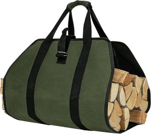 Borsa Porta Legna Da Ardere - Extra Large, Resistente, Per Camini E