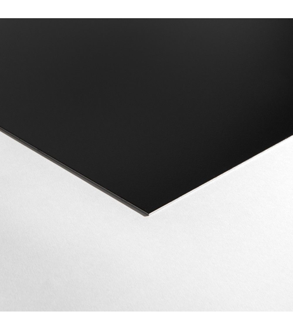 Bande de rive Noir, RAL 9005, épaisseur 1 mm, 1 pli retour 2cm , Largeur&nbsp; 7 cm , Longueur 140 cm&nbsp; - 3