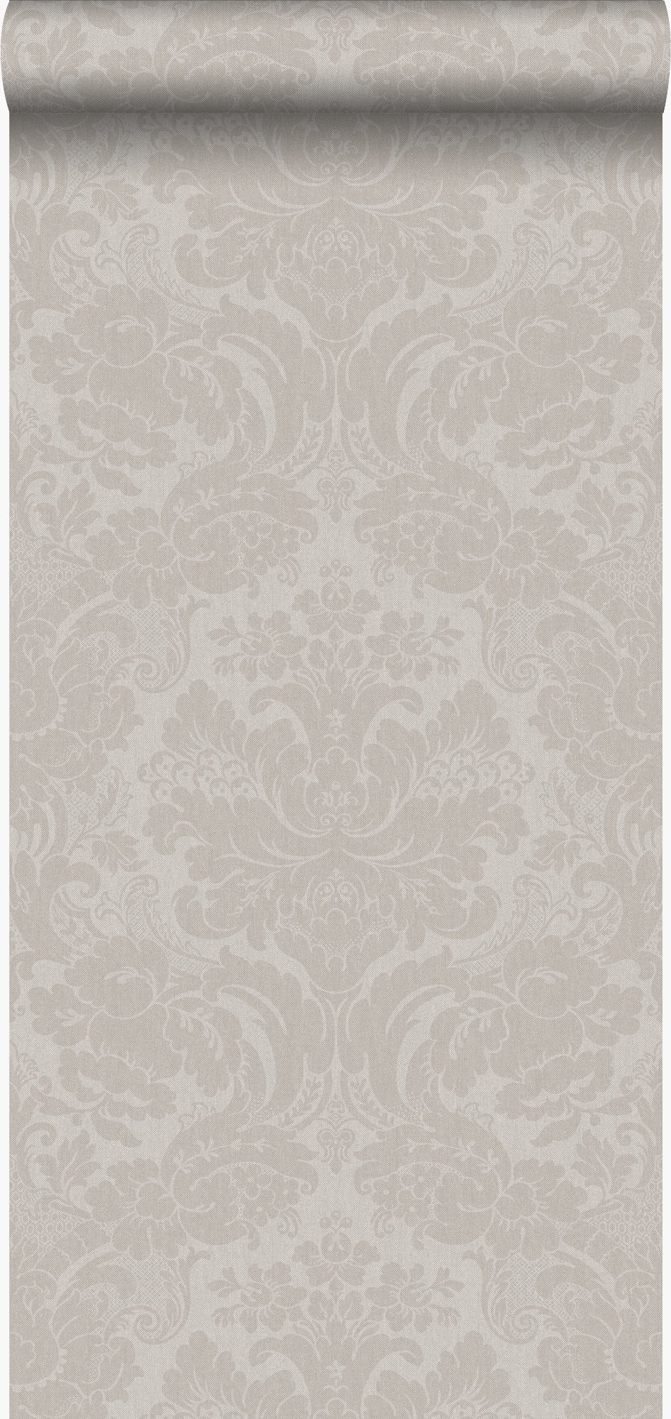 Tapeta ozdoby jasny taupe - 53 cm x 10.05 m - ORIGIN
