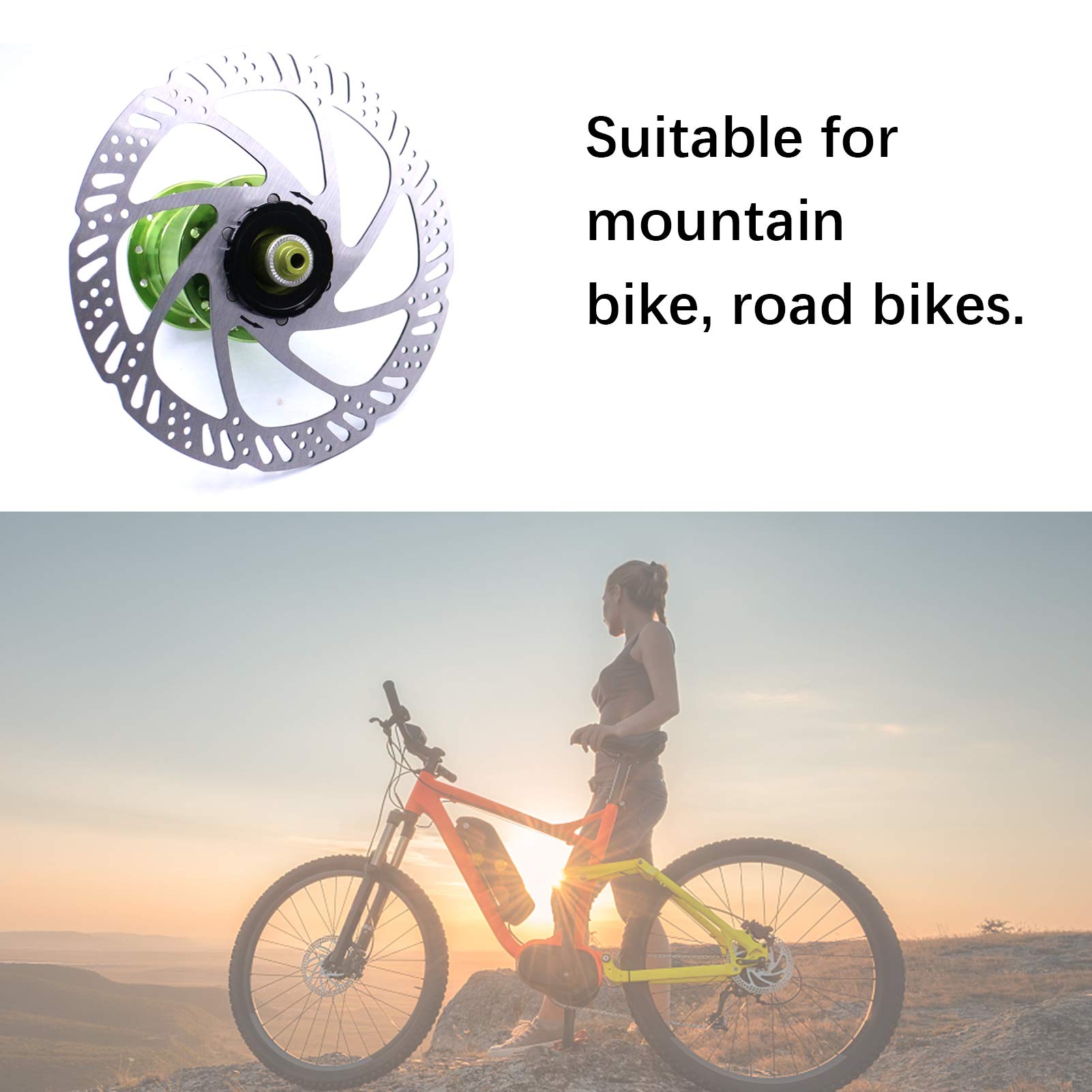 Anneau Verrouillage Centerlock Pour Vélo - Alliage Aluminium, Compatible Moyeu 6 Bolts