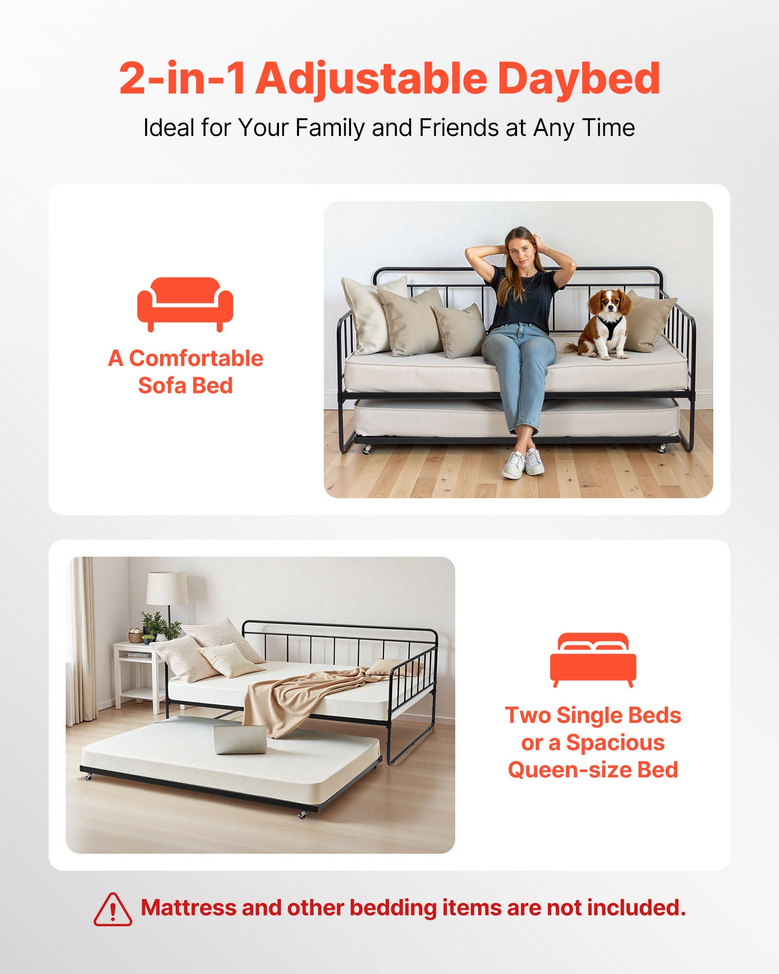 Materasso Camera Per Ospiti Con Divano Letto Struttura Letto