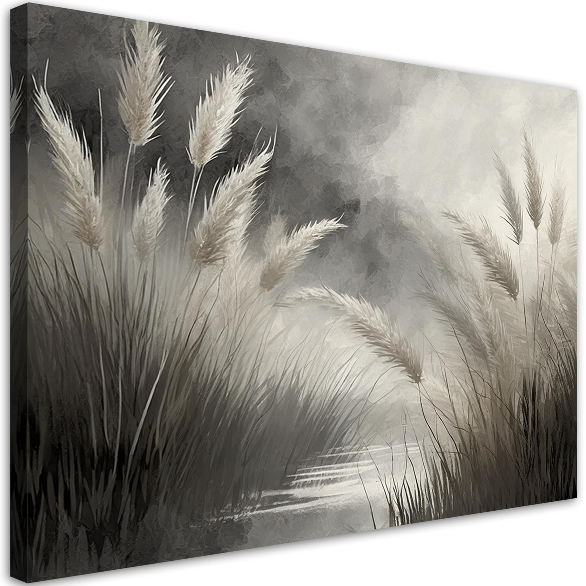 Obraz na płótnie, trzcina, natura, botanika 120x80