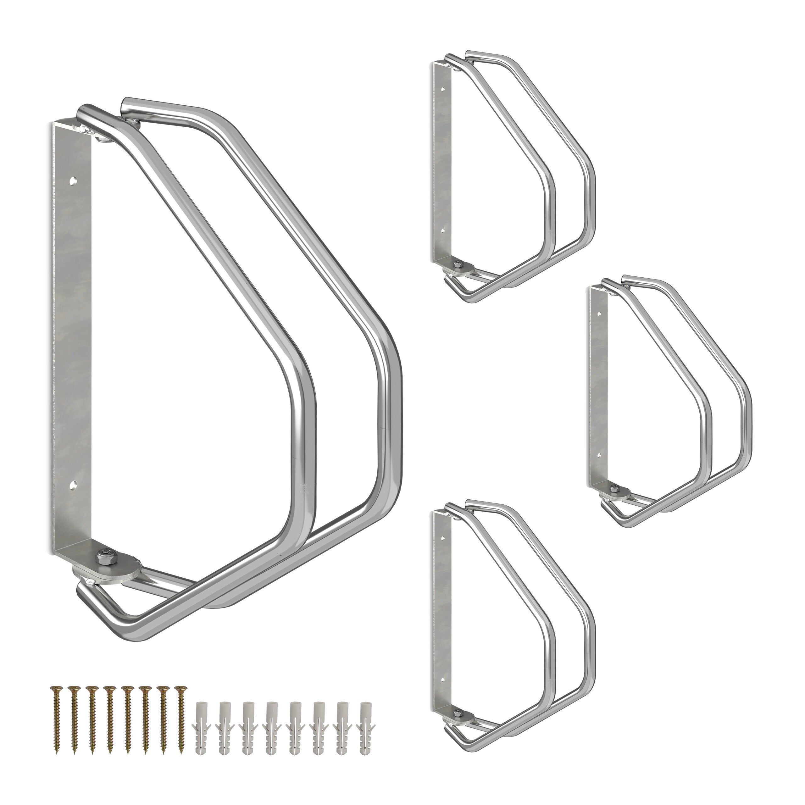 Support Mural Pivotant Pour Vélo - Gain De Place Garage, Fixation Verticale, Robuste Et Anti-rouille