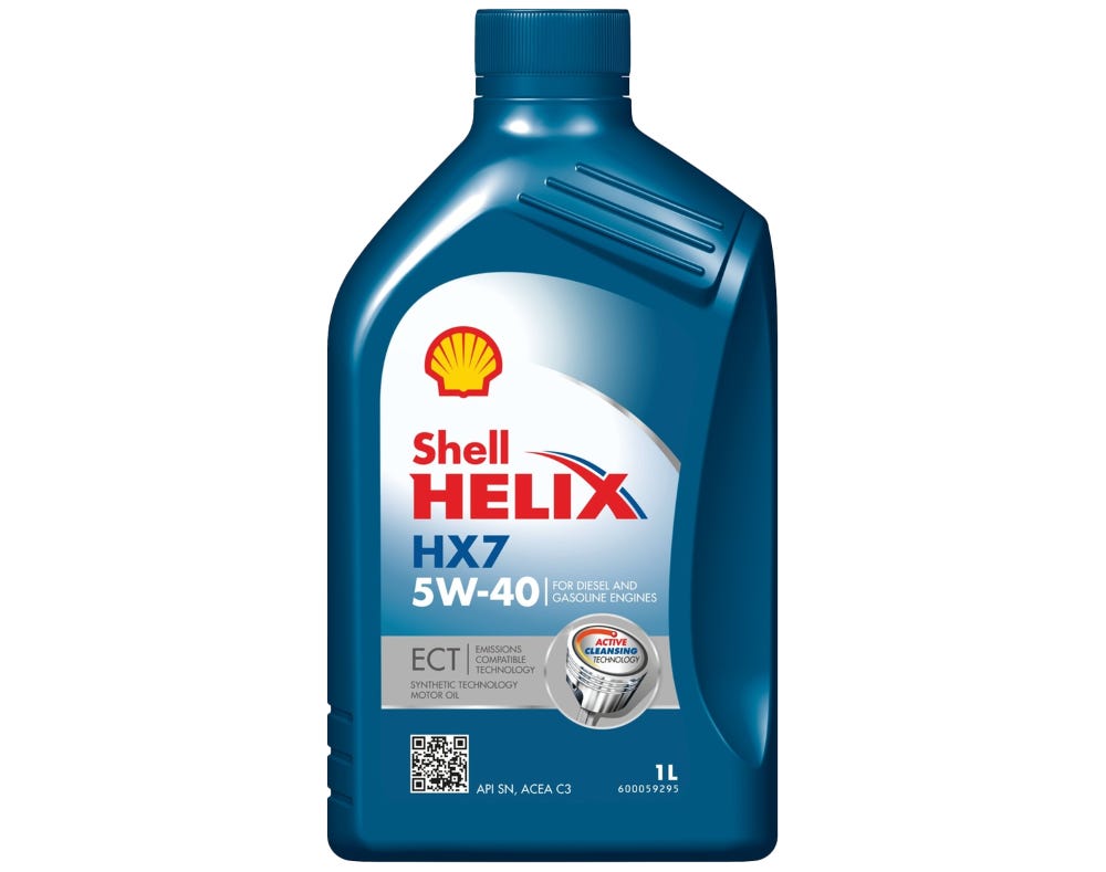 Huil Shell Huile moteur Shell Helix HX7 5W-40 1L | Leroy Merlin