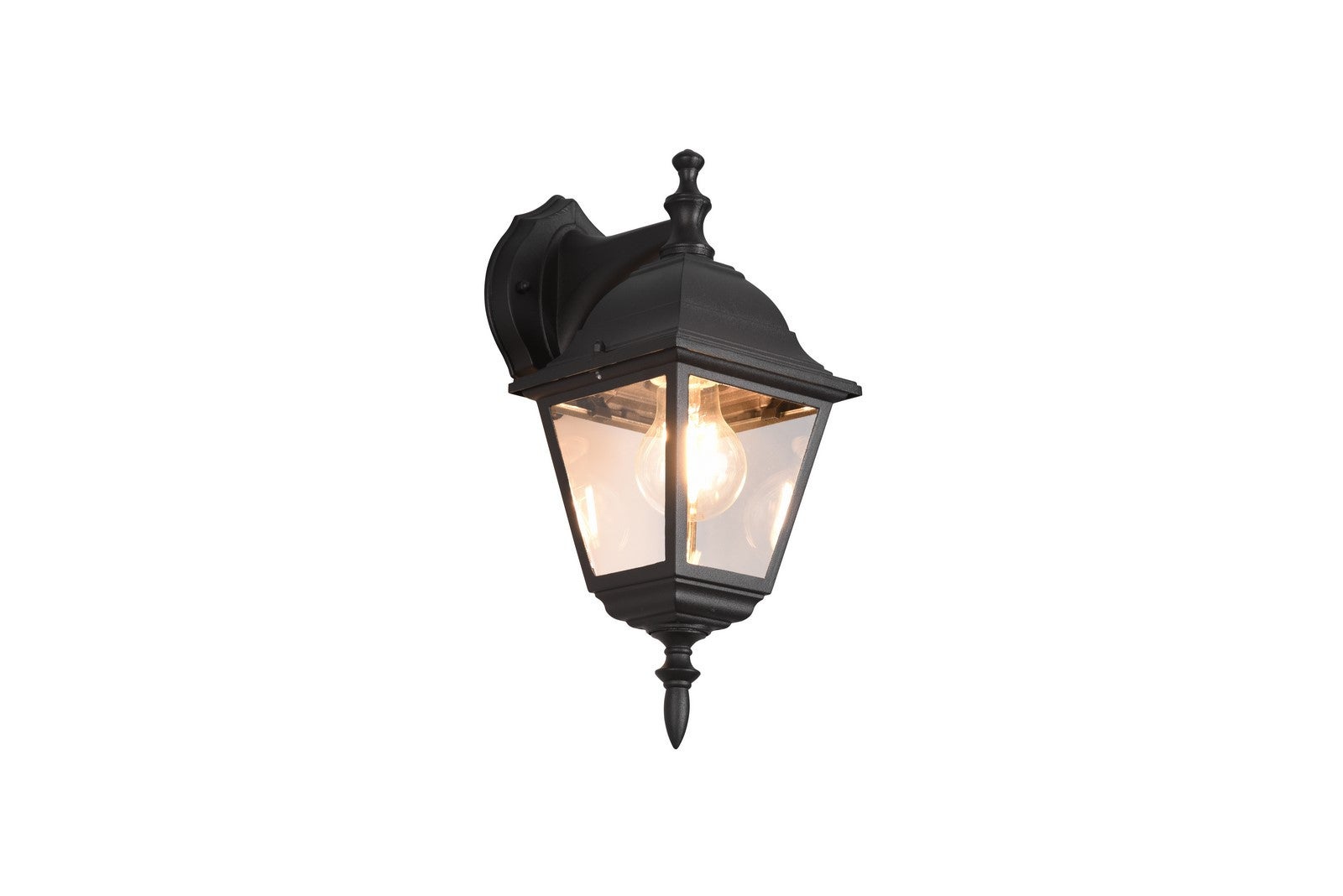 Kinkiet zewnętrzny LIVENZA czarny 1xE27x60W aluminium wym:34x14x19cm IP44 Trio